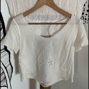 Kimchi blue lace cotton top